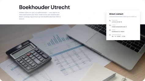 Voorbeeldwebsite — Boekhouder